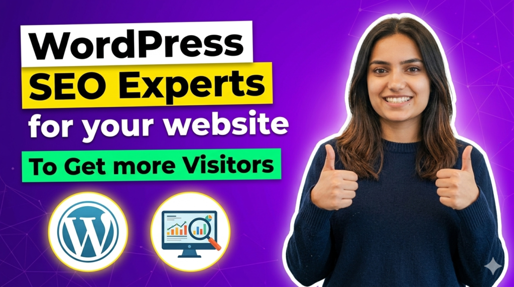WordPress SEO expert promoting website growth