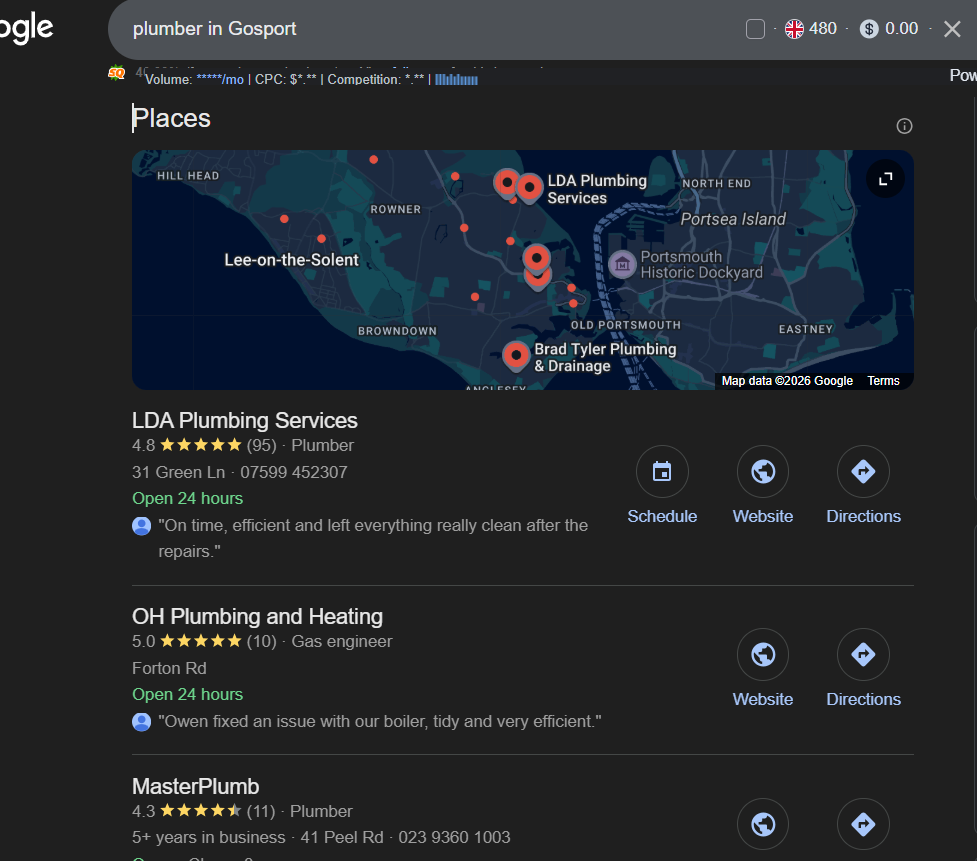 Google Business Profile optimisation